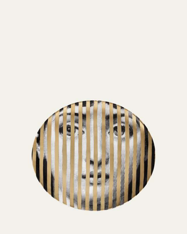 Tema E Variazioni n. 34 Gold Stripes Wall Plate